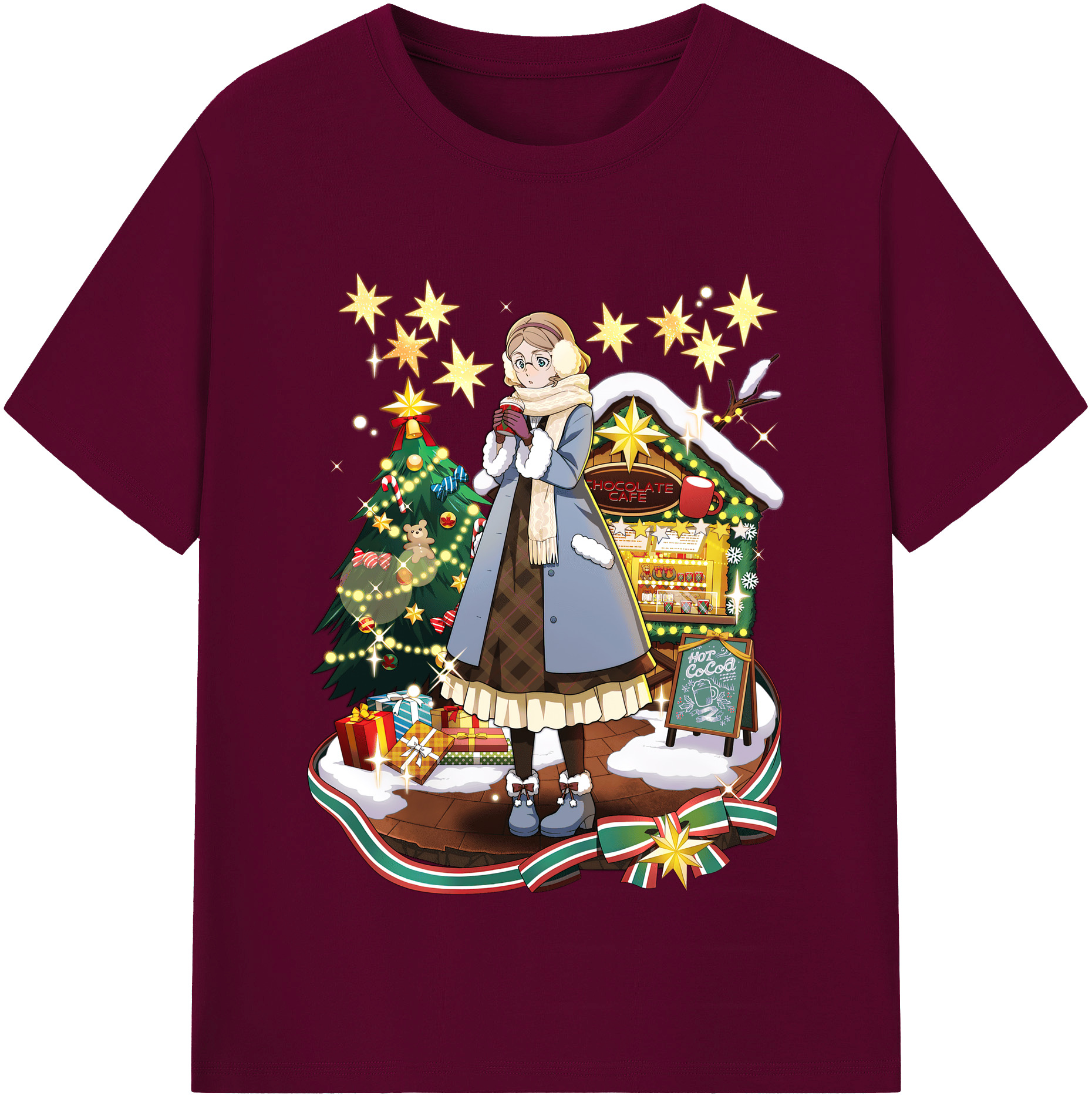 （画像用） 文豪ストレイドッグス Bungo Stray Dogs レディースカジュアルプリントTシャツ（綿100％）